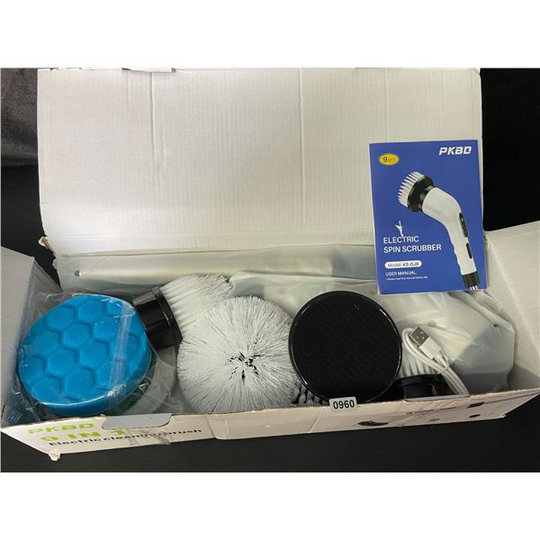 1 PKBD Electric Spin Scrubber Cleaning Brush (Model: KS-QJ6) - New (Dmg Box)