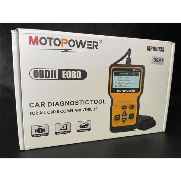 1 Motopower OBDII Car Diagnostic Scan Tool (Model: MP69033) - New