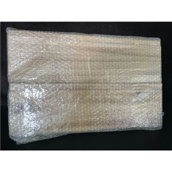 4-Pack of Wood Floating Wall Shelves (16.9 x 4.3") Floating Shelves for Home (Rustic Brown) - New