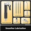 Image 2 : 1 Grease Gun Tool Set; 7000psi Heavy-Duty Pistol-Grip Grease Gun w/ 14oz Capacity - New