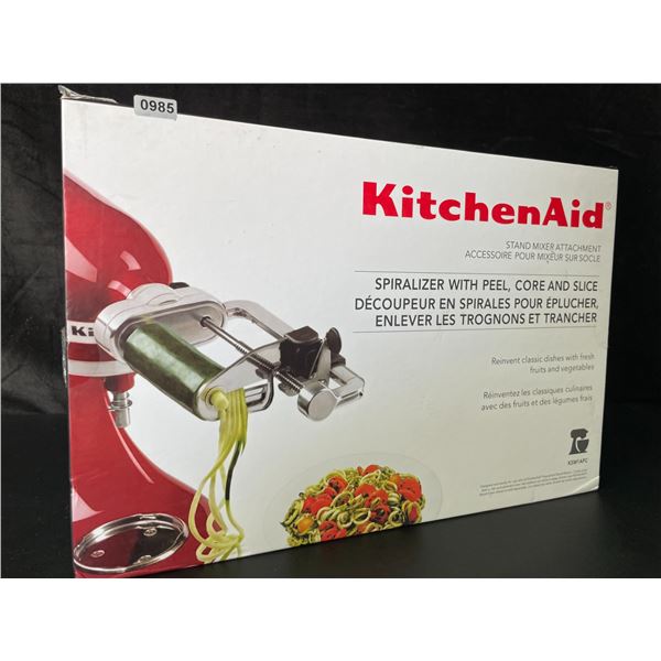 KitchenAid Spiralizer with Peel, Core, and Slice; Stand Mixer Attachment - Brand New!!