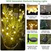 Image 5 : 4-Pack of LED Solar Garden Decorative Lights for Outdoors - Waterproof Solar Outdoor Lights - New