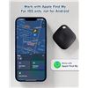 Image 2 : 4-Pack of Smart Tags/Smart Item Trackers - Compatible with Apple iOS "Find My" App - New