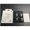 Image 3 : 4-Pack of Smart Tags/Smart Item Trackers - Compatible with Apple iOS "Find My" App - New