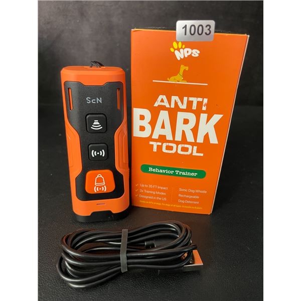 1 NPS Dog Bark Control Device/Dog Behavior Trainer Tool - Brand New
