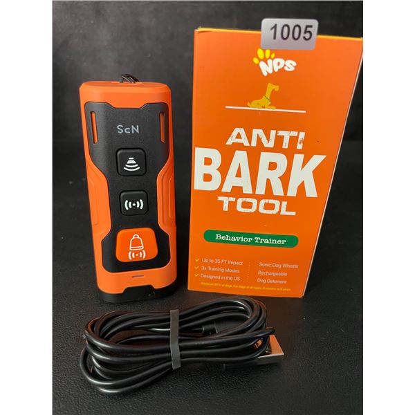 1 NPS Dog Bark Control Device/Dog Behavior Trainer Tool - Brand New