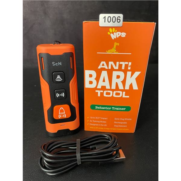 1 NPS Dog Bark Control Device/Dog Behavior Trainer Tool - Brand New