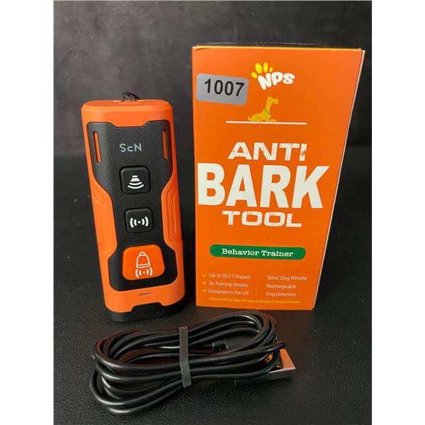 1 NPS Dog Bark Control Device/Dog Behavior Trainer Tool - Brand New
