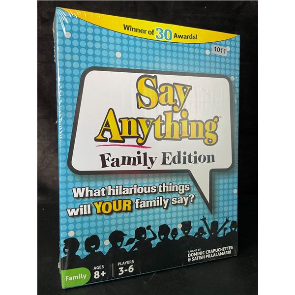 1 Say Anything Family Edition (for Ages 8+) For Family Game Night - New Sealed
