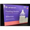 Image 1 : Lansinoh 3-Pack of Baby Feeding Bottles (5oz) with NaturalWave Nipples - New