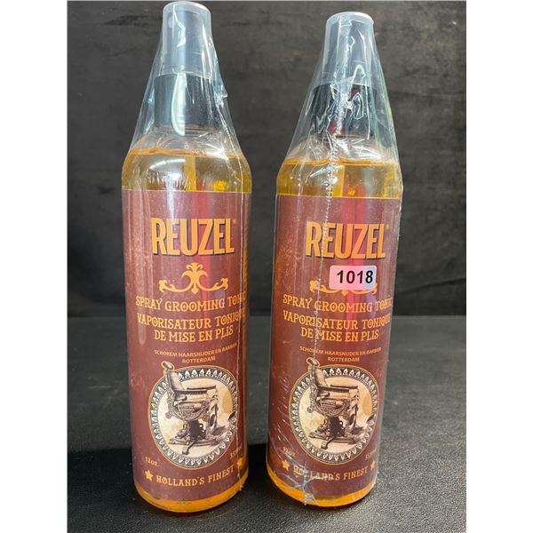 2 Reuzel Hairspray Grooming Tonics; Perfect for Blow Drying; Ideal for Volume, Lift, Texture - New!