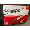 Image 1 : 36-Pack of Sharpie Fine Tip Permanent Markers - Black - New Sealed