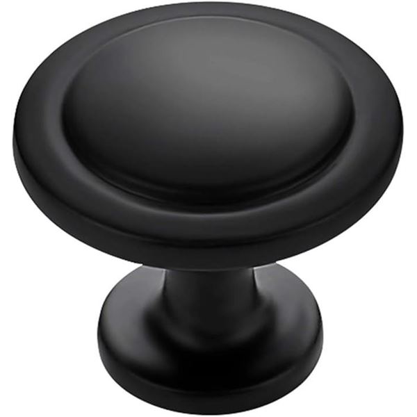 10-Pack of Ravinte Cabinet Knobs/Drawer Knobs - 1-1/4" Knobs - Matte Black - New