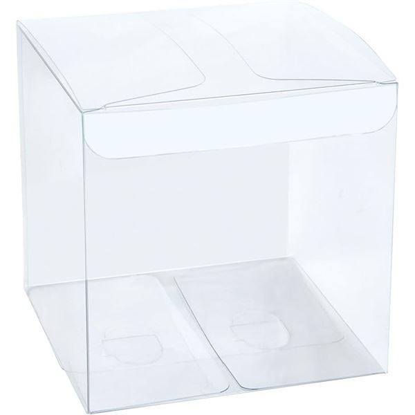 2 30-Packs of Transparent Gift Boxes (4" x 4" x 4") - 60 Boxes Total - New