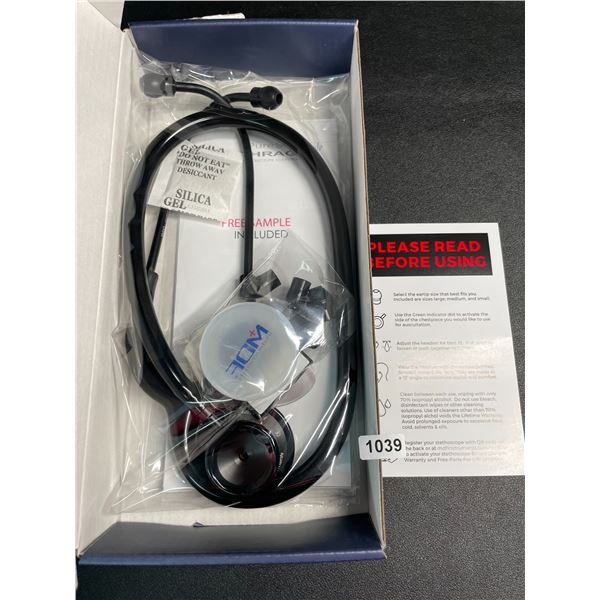 1 MDF Lightweight Medical Stethoscope Tool - Great for Nurses/Students - New
