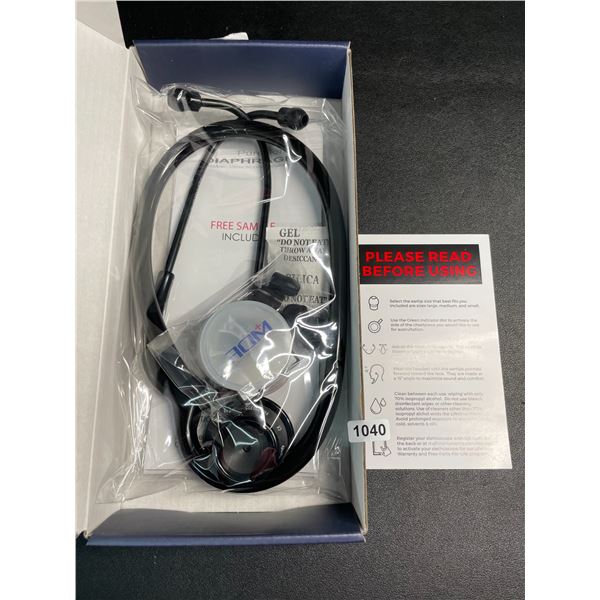 1 MDF Lightweight Medical Stethoscope Tool - Great for Nurses/Students - New