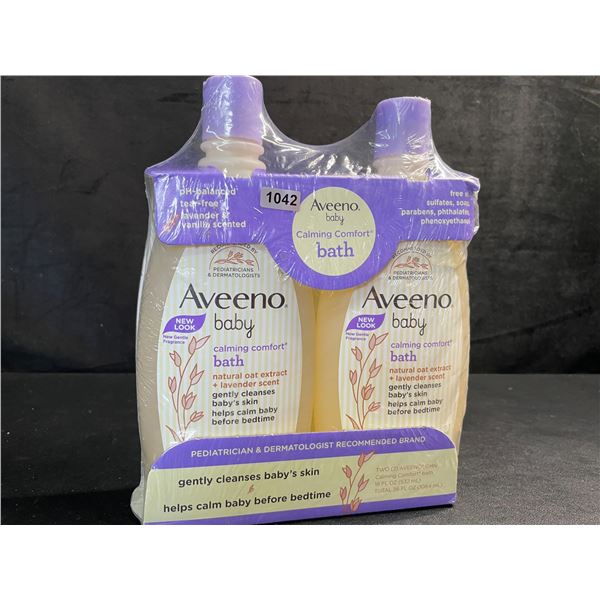 2-Pack of Aveeno Baby Calming Comfort Bath Soap - 532ml Each - New Sealed