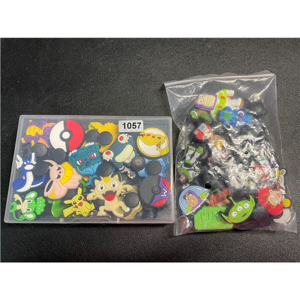 2 Multi-Packs of Croc Shoe Charms - Pokemon & Toy Story Designs - New