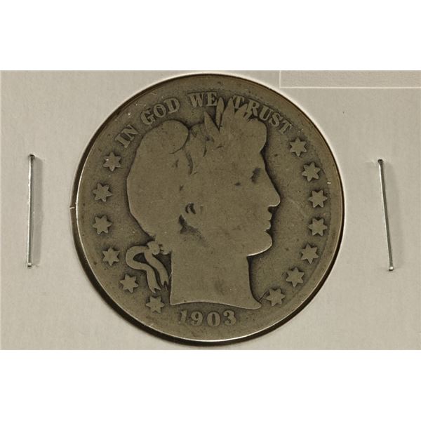 1903-O SILVER BARBER HALF DOLLAR