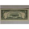 Image 2 : 1977-A US $5 FRN GREEN SEAL NOTE CRISP UNC