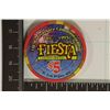 Image 2 : DEC. 1995 FIESTA CASINO HOTEL $5 CASINO CHIP.