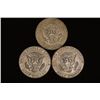 Image 2 : 3-40% SILVER JOHN F. KENNEDY HALVES: 1967, 1968-D