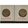 Image 2 : 2-AUSTRALIA SILVER 1 SHILLING COINS: 1943-S &