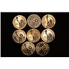 Image 2 : 2012-P & D US PRESIDENTIAL DOLLARS: 8 COINS TOTAL