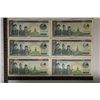 Image 1 : 6-1990'S LAO 1000 KIP BANKNOTES