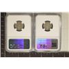 Image 2 : 2-SILVER MERCURY DIMES NGC GRADED: 1941-S