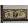 Image 1 : 1934-A US YELLOW SEAL NORTH AFRICA $10 SILVER