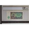 Image 2 : 1951 BULGARIA 5 LEVA NOTE PCGS CHIOCE UNC 64PPQ