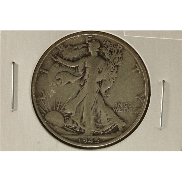1945-S SILVER WALKING LIBERTY HALF DOLLAR