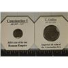 Image 1 : 2 ROMAN ANCIENT COINS: CONSTANTINE I AD 307-337 &