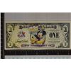 Image 1 : 2009 CRISP UNC 1 DISNEY DOLLAR "CELEBRATE YOU"