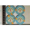 Image 2 : 4-FITZGERALDS$1 RENO NEVADA CASINO CHIPS