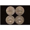 Image 2 : 4 SILVER BARBER DIMES: 1903, 05, 14 & 1916