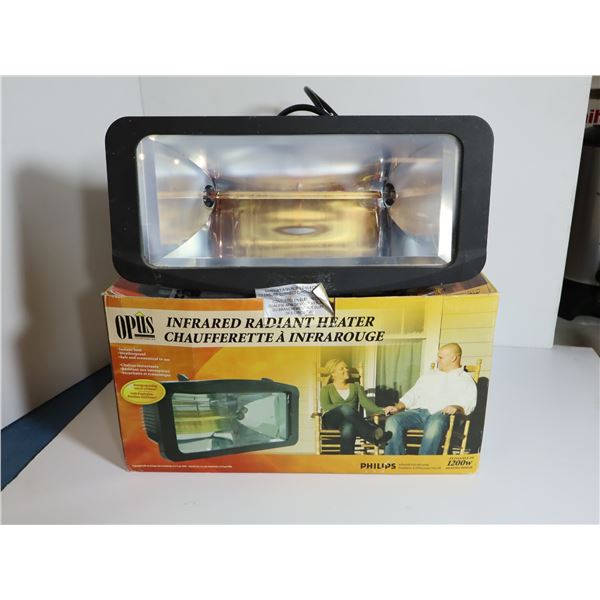CHAUFFERETTE INFRAROUGE OPUS  1200W, 120 VOLTS