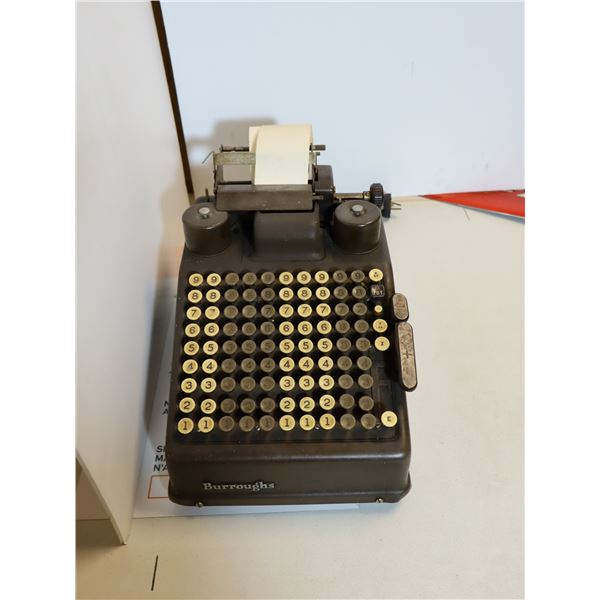 CALCULATRICE MÉCANIQUE BURROUGHS