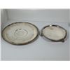 Image 1 : LOT: 3 PLATEAUX CIRCULAIRES EN PLAQUÉ ARGENT NON ESTAMPILLÉ ASST