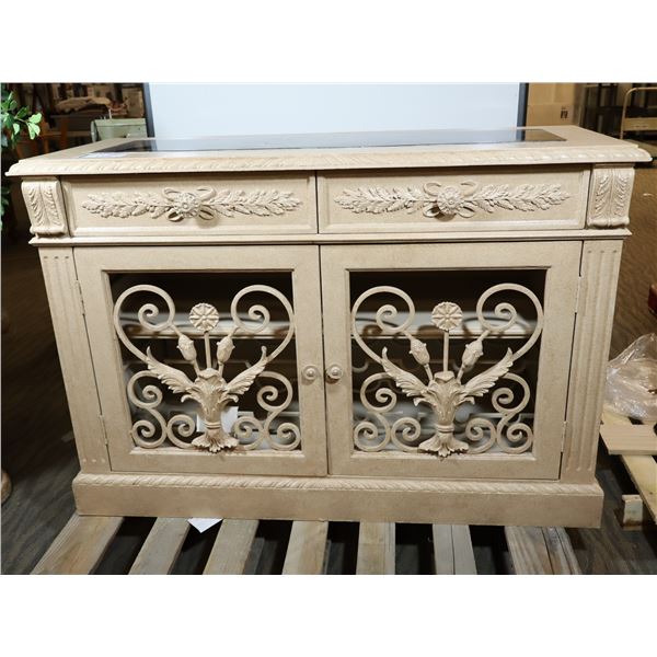 BUFFET 2 TIROIRS 2 PORTES FENÊTRÉES 50"x20.5"x35"