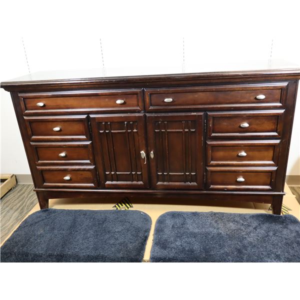 BUFFET 8 TIROIRS 2 PORTES 66"x18"x36"