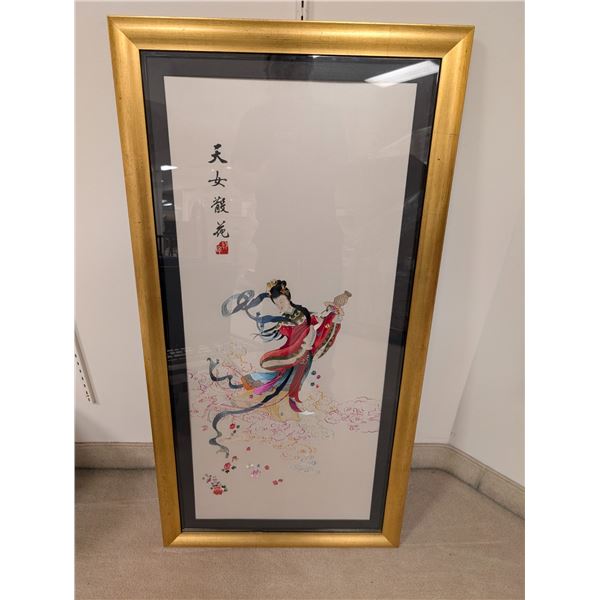 PEINTURE ASIATIQUE 48.5"x24.5"