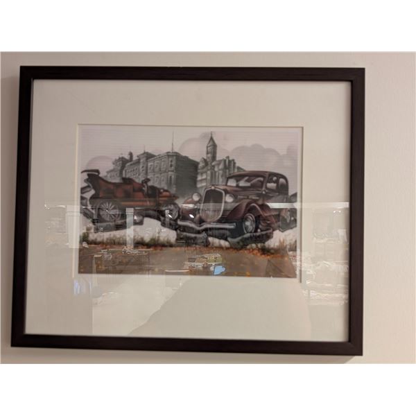 PEINTURE AUTOS 12"x19"