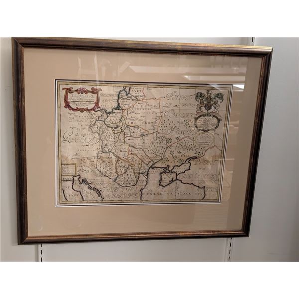 CARTE "A NEW MAP OF PRESENT POLAND HUNGAY MOLDAVIA AND LITTLE TARTARY" 24"x29"