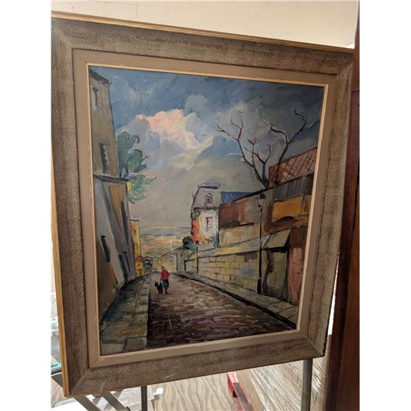 PEINTURE DANS LA RUE 35"x30"