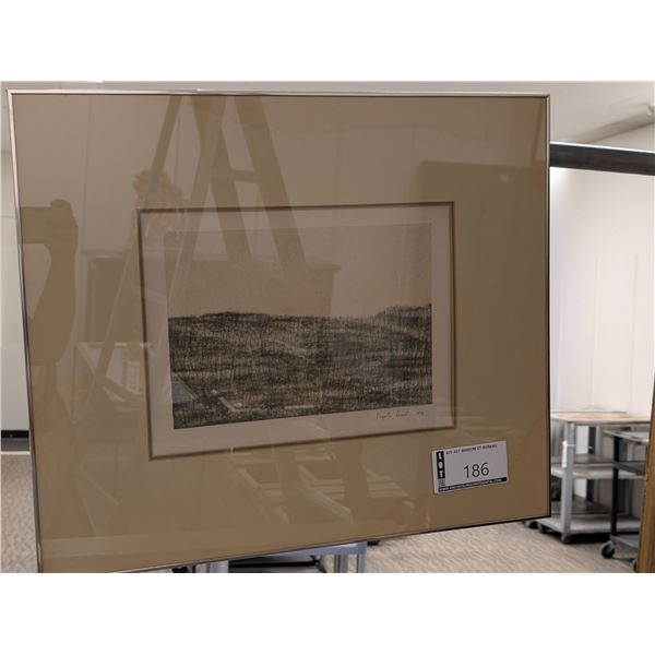 LITHOGRAPHIE 24"x21" LAPORT AUST 1979