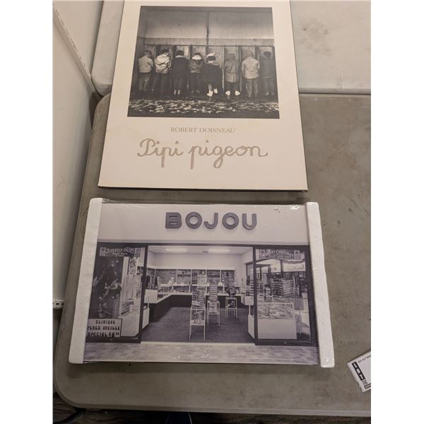 LOT DE 2 PHOTO LAMINÉE ASST