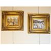 Image 1 : LOT DE 2 PEINTURES HUILE SUR TOILE PAR TIM WARD, PAR DEMEES »