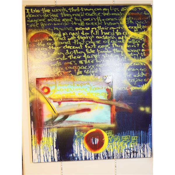 PEINTURE ORIGINALE DE L'ARTISTE MTL GEORGE SPIRIDAKIS